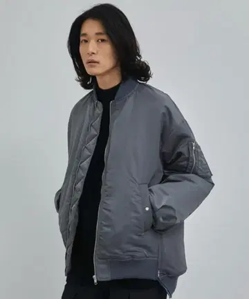 A+ TOKYO 오버 사이즈 퀼팅 MA-1