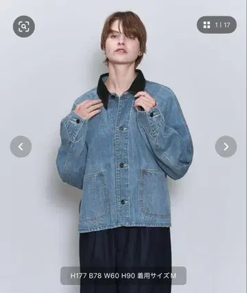PAYDAY6(ROKU) SHORT COVERALLS DENIM