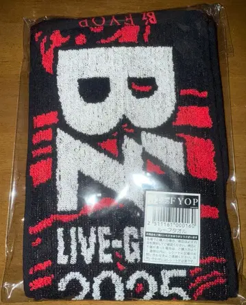 B'z LIVE-GYM 2025 -FYOP 투어 라이브 굿즈 루프 타월