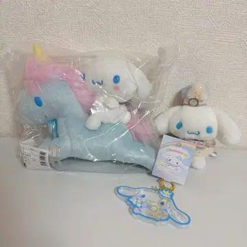 산리오 시나모롤 20주년 기념 봉제 인형 샤카샤카 키링