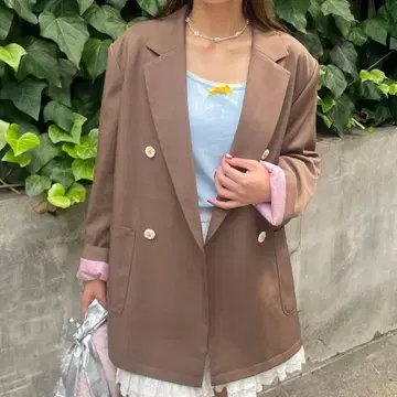 HELLO.SANFRANCISCO 마가렛 단추 빅 자켓