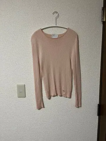 UNITED ARROWS 실크코튼 리브 니트