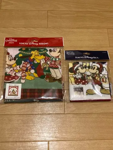 도쿄 디즈니 리조트 크리스마스 타월 세트