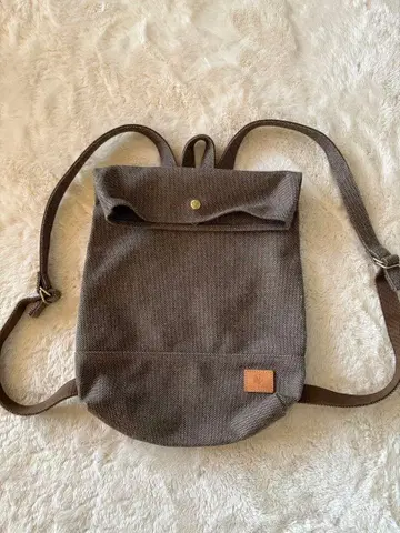 미사용 kissora 키소라 브라운 롤탑 백팩