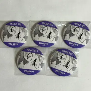 [ 익명 배송 ] 블루 록 이세탄 캔뱃지 5개 레오