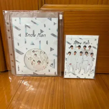 Snow Man 스티커와 메모장 세트