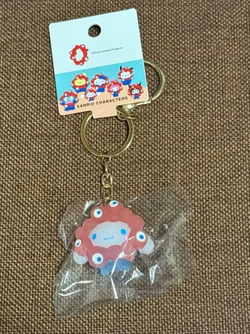 산리오 클리어 컬러 키링 미야쿠미야쿠 오사카 엑스포 시나모롤
