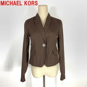 A3588 마이클코어스 테일러드 자켓 면 코튼 브라운 4