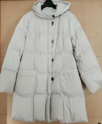 새상품급 글로벌 스위치 무릎 기장 코트 다운 90% XL 루즈한 사이즈