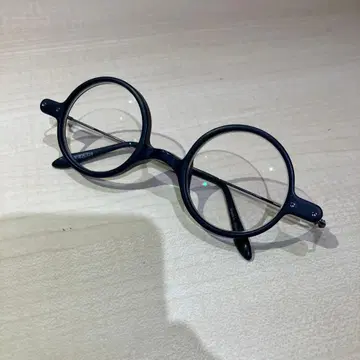 사바에 브랜드 안경 라운드형 안경 블랙