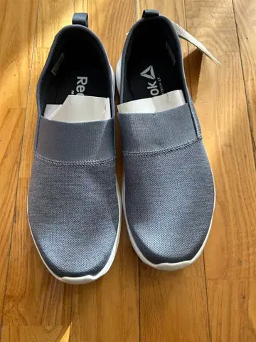 리복 그레이 슬립온 스니커즈