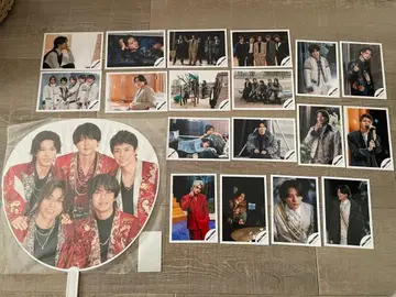 킹프리 부채 5인 집합, 사진 18장 세트