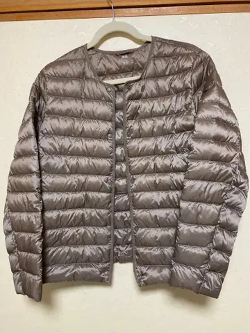 UNIQLO 다운 자켓 XXL 브라운 빅 사이즈