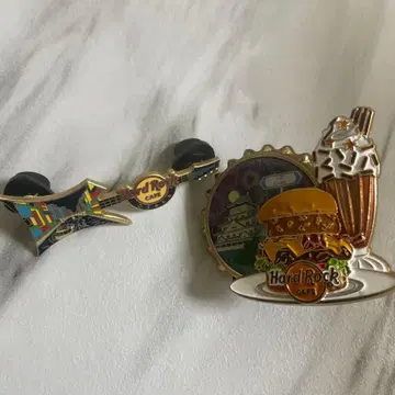 Hard Rock Cafe 핀 배지 세트 오사카