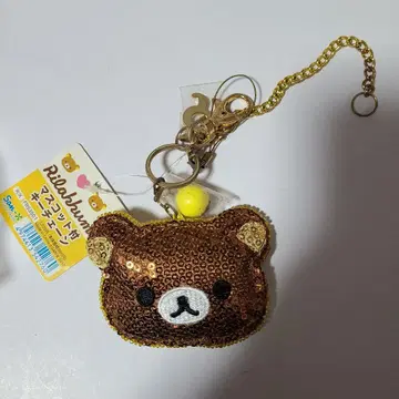 산엑스 리락쿠마 마스코트 부착 키체인