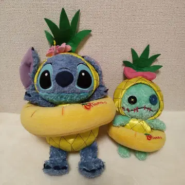 스티치 스크램프 파인애플 봉제 인형