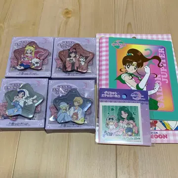 세일러문 스타 캔배지 스티커 포켓 파일 6종