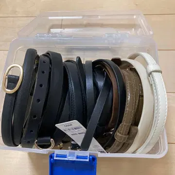 여성 벨트 17세트 블랙, 브라운, 베이지, 화이트 묶음 판매