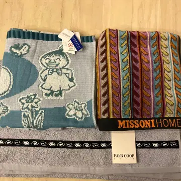 무민 미쏘니 F.O.B COOP 타월 세트