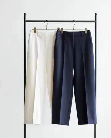 PLST 웜 리저브 스트레이트 팬츠 네이비