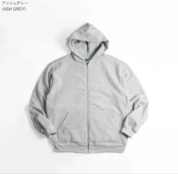 로스앤젤레스 어패럴 지퍼 후드티 아쉬 ash