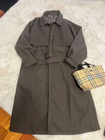 클래식 엘프 케이프 롱 코트