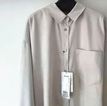 [ 미사용 ] 로트레아몽 롱 스웨이드 튜닉 셔츠 LAUTREAMONT