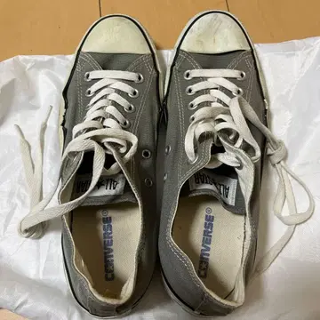CONVERSE 그레이 로우컷 스니커즈
