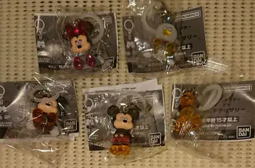 디즈니 메지루시 액세서리 가챠 전 5종 세트 주의 사항 있음