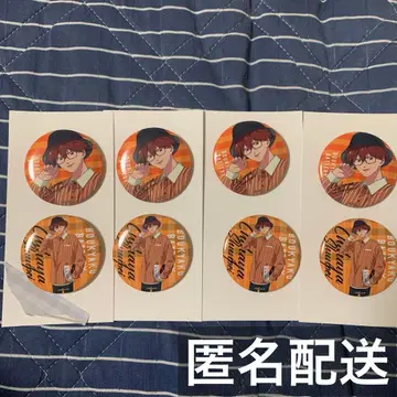 망각 배터리 복권 랙 J상 캔뱃지 세트 치하야 슌페이 x 4