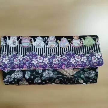 조리플뢰르 지갑 통장 케이스 핸드메이드