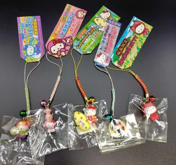 지역 한정 헬로키티 스트랩 5개 세트