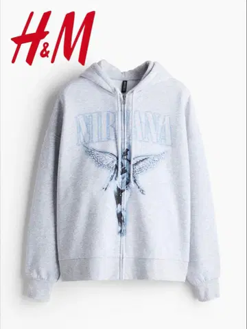 H&M NIRVANA 닐바나 후드티