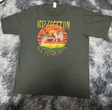 LED ZEPPELIN U.S. TOUR 1975 셔츠 XL