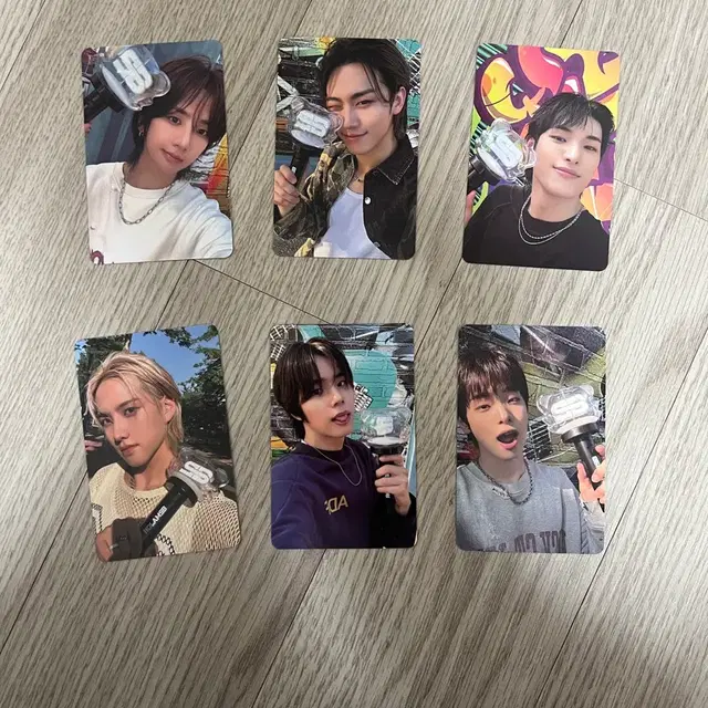 에투메 응원봉 포카 일괄