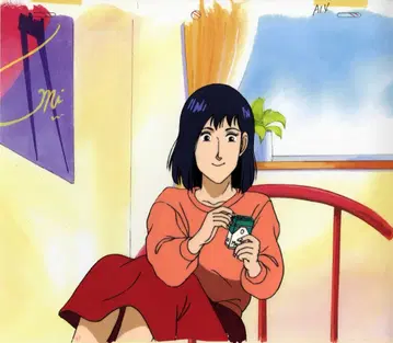 츠요시 똑바로 해줘 케이코 애니메이션 셀화