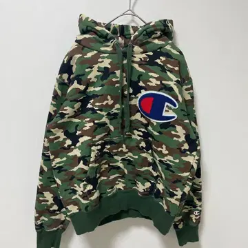 Champion 카모 패턴 후드티