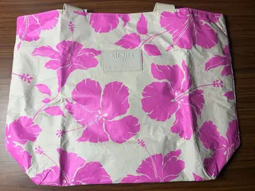 [ 알로하 컬렉션 ] 핑크 꽃무늬 토트백
