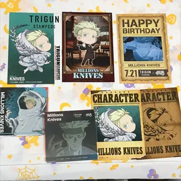 TRIGUN 트라이건 나이브스 엽서 코스터 브로마이드