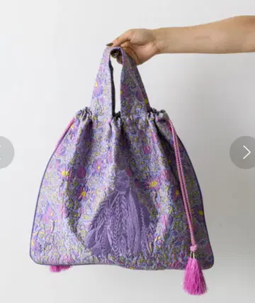 이아파피요네 스미스타일 태슬 자수 복조리 백