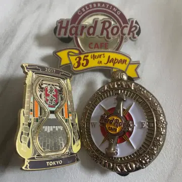 하드 록 카페 35주년 기념 핀 배지 도쿄