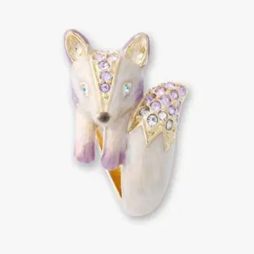 한정 판매 세일 새상품급 ANNA SUI 여우 반지 반지