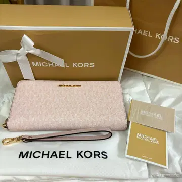 새상품 MICHAEL KORS 장지갑 마이클코어스 핑크