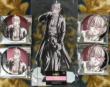 이루마 군 일격 컬렉션 아크릴 스탠드, 캔뱃지 세트 black 앨리스