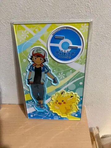 극장판 포켓몬스터 모두의 이야기 아크릴 스탠드 지우(사토시) & 피카츄