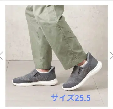 핑거프리 슈즈 (슬립온 타입) 손대지 않고 신을 수 있는 (그레이)