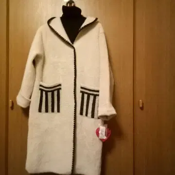 샤기풍 롱 코트