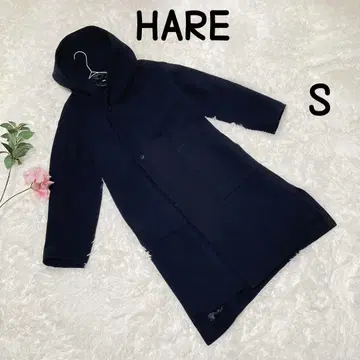 HARE 하레 후디드 코트 네이비 컬러 [S] 후드 아우터 겉옷