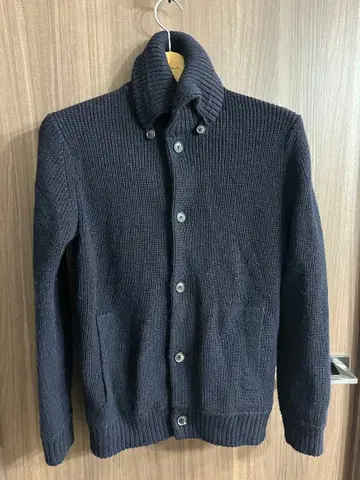 에디피스 네이비 니트 가디건 40