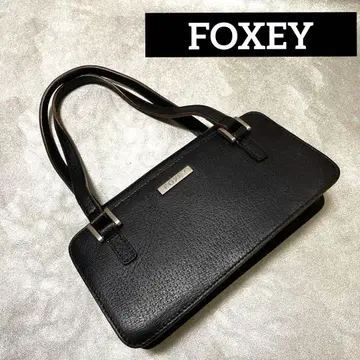 [ 미니멀리스트 강화 중 ] FOXEY 가죽 미니 핸드백